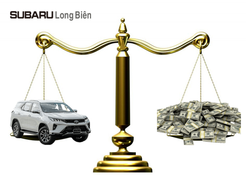 Cân bằng giá trị giữa tiền và giá trị của xe 